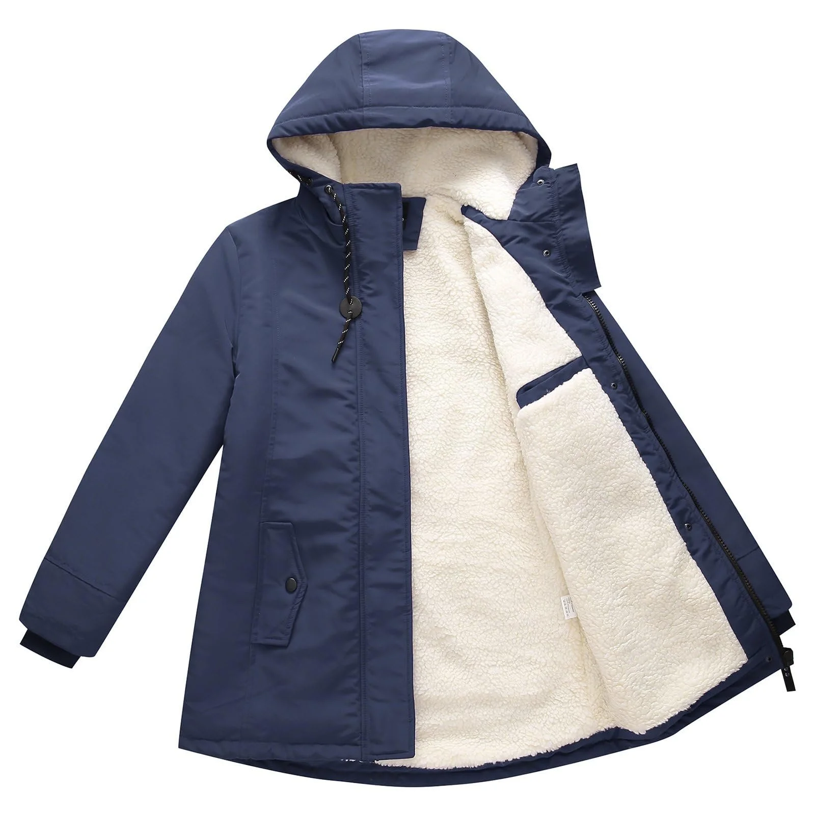 Жіноча Парка MODFUL Зимова Куртка з Капюшоном на Флісовій Підкладці, фото №3 Жіноча Парка MODFUL Зимова Куртка з Капюшоном на Флісовій Підкладці, фото №3