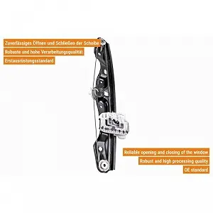 Склопідйомник VAICO V20-7396 Green Mobility Parts для BMW, задній правий synthetic.ua - Фото 1