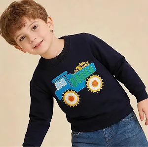 Світшот Codkkre для хлопчиків Бавовняний пуловер ціна на synthetic.ua - Фото 1 Світшот Codkkre для хлопчиків Бавовняний пуловер synthetic.ua - Фото 1