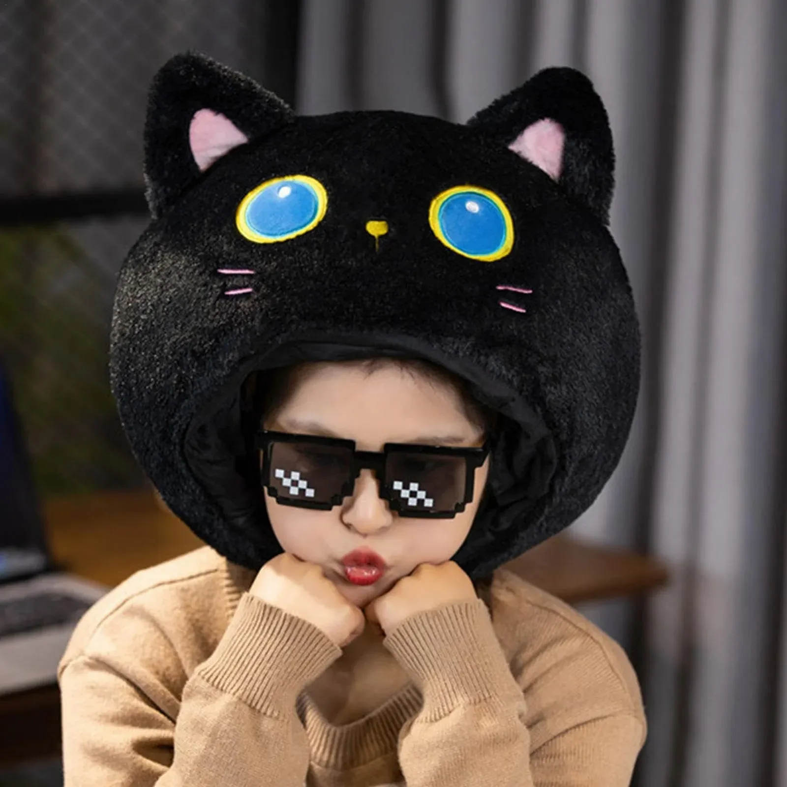 Плюшевая Шапка-Зверушка Fulenyi, фото №4