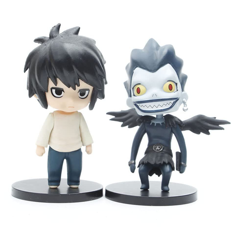 Набор мини-фигурок Xinchangda Death Note, 5 шт., модель аниме-персонажа, статуэтка из ПВХ, коллекция украшений, подарок на день рождения, фото №3