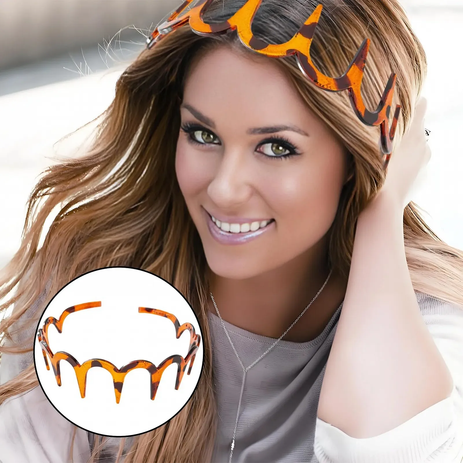 Набор из 2 зигзагообразных обручей на голову, фото №5