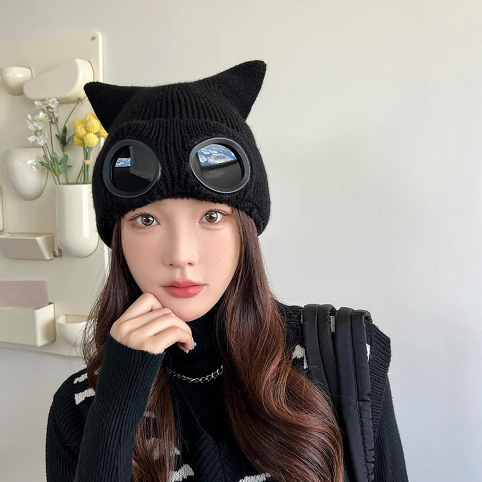 В'язана шапка MHADBKH для активного відпочинку, захищає від вітру, фото №5 В'язана шапка MHADBKH для активного відпочинку, захищає від вітру, фото №5