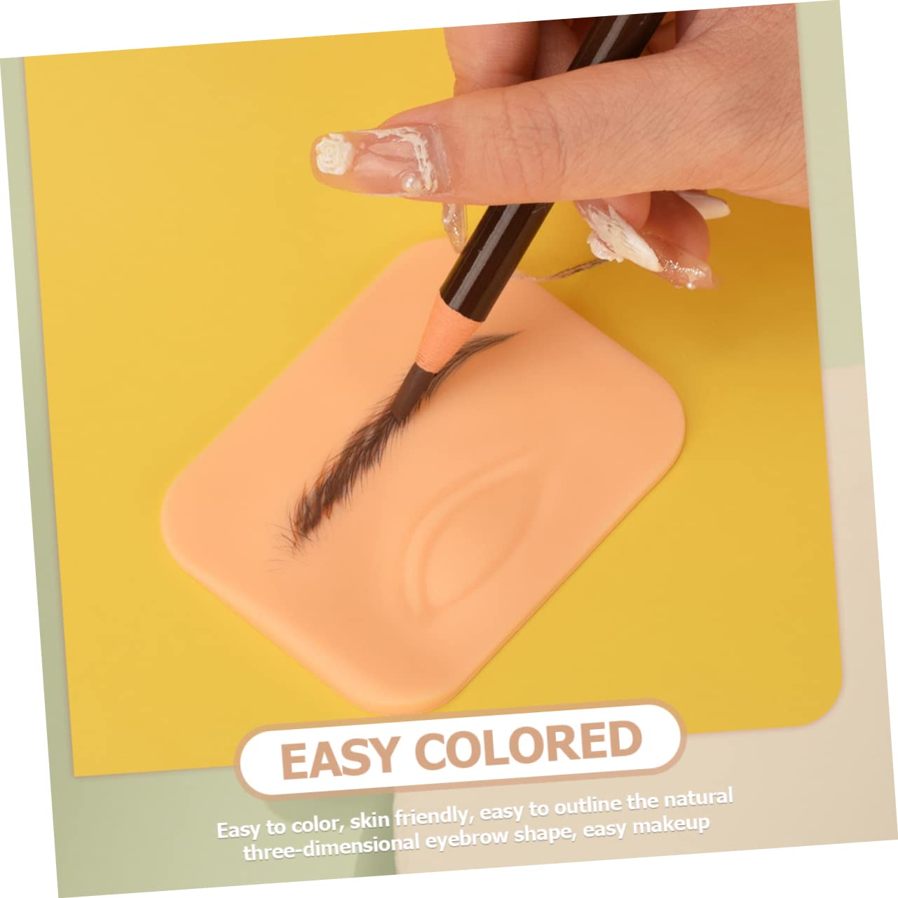 Карандаш VINTORKY Waterproof Pencil Eyeliner Pen Anjoize Eyebrow Pencil Grey Waterproof Adjust Blade Brown, фото №6