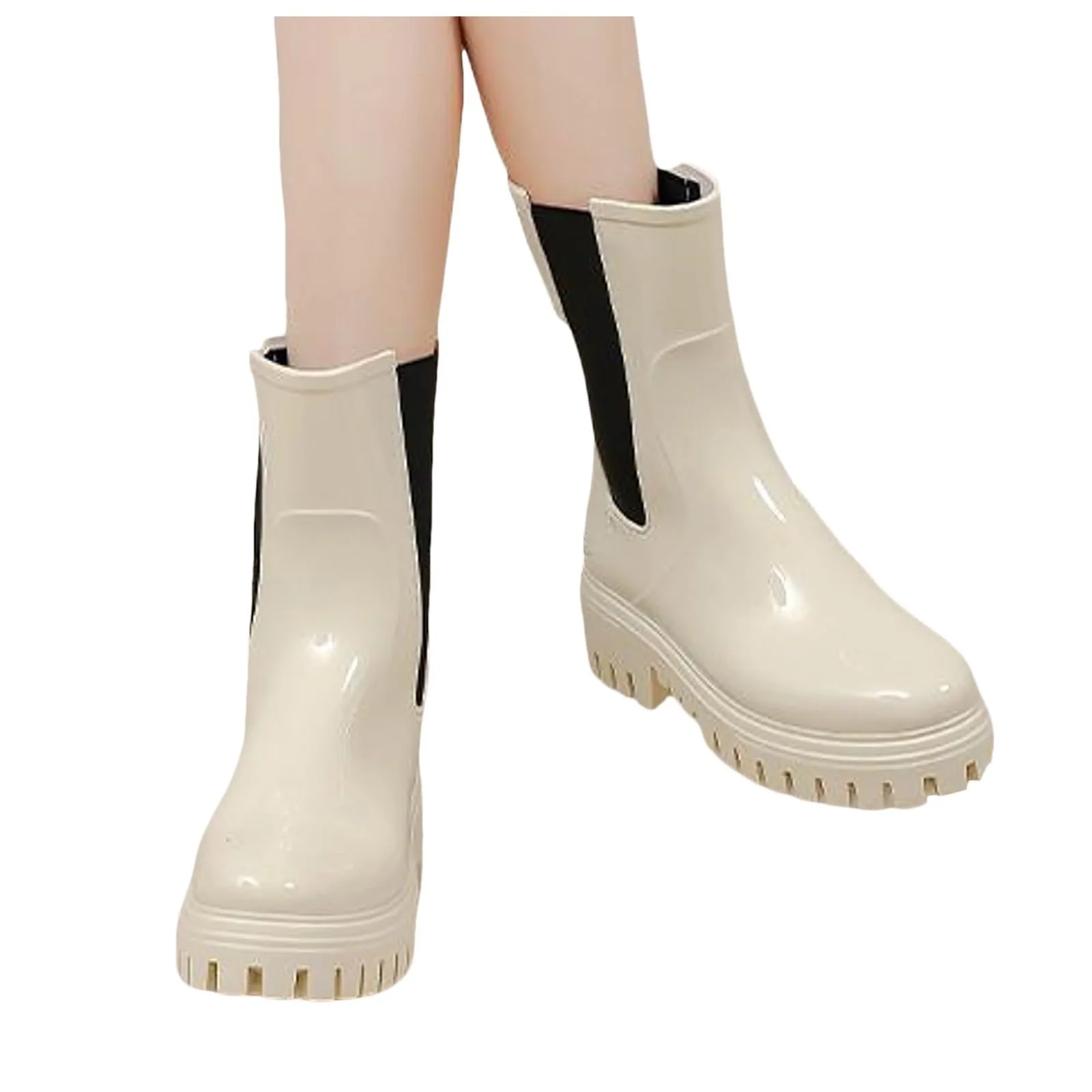 Чоботи Wellington Чоловічі Напіввисокі Дощові, фото №2