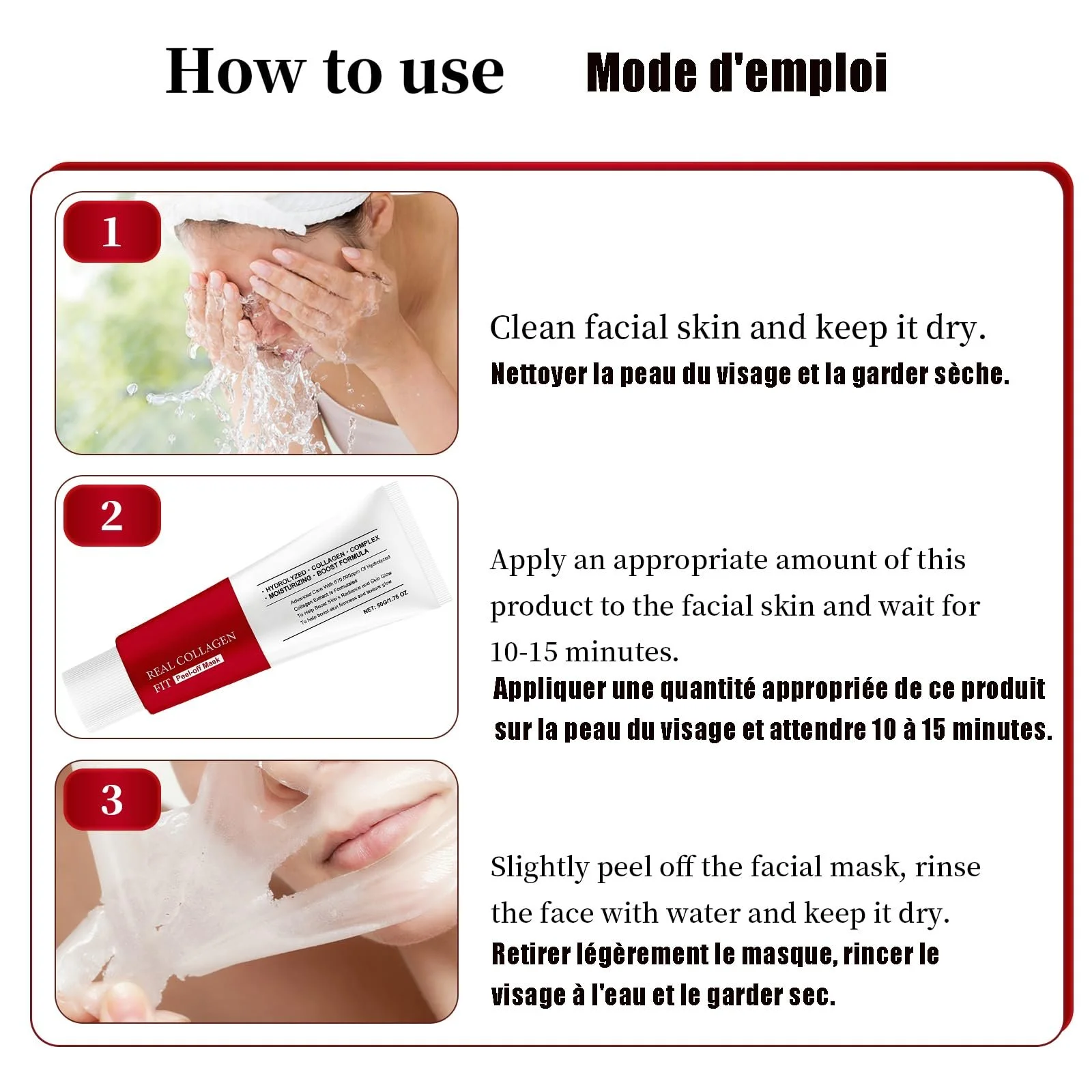 Маска для обличчя Collagen - Органічна маска з колагеном, фото №6