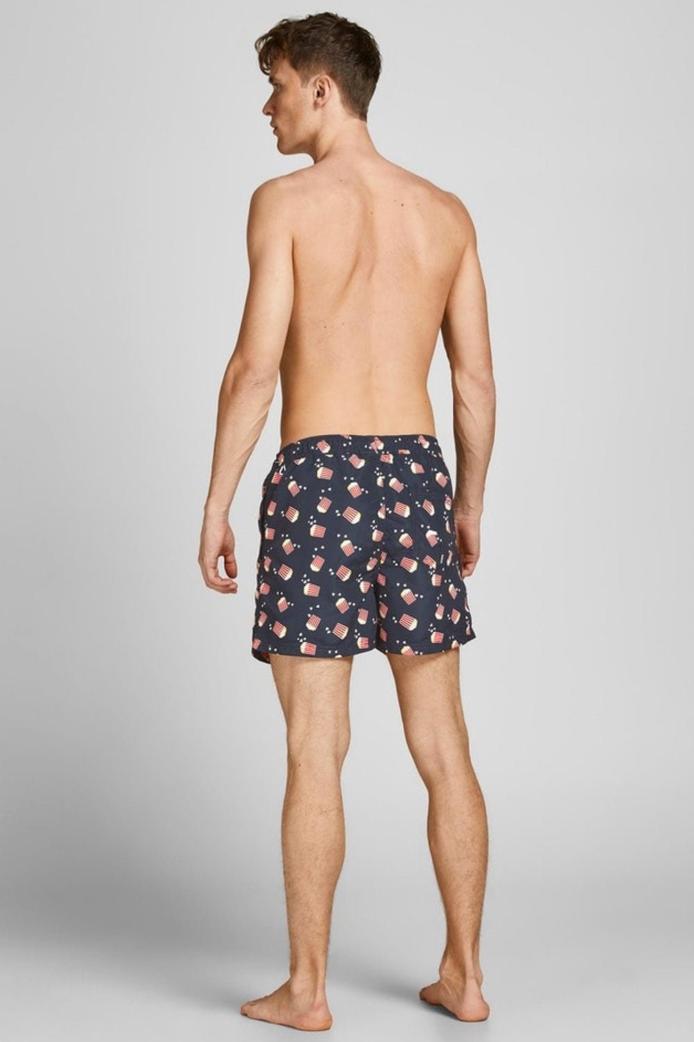 Шорти плавальні JPSTCRETE JJSWIM AKM FOOD 12203822-Navy Blazer Jack&Jones Темно-синій 2XL, фото №3