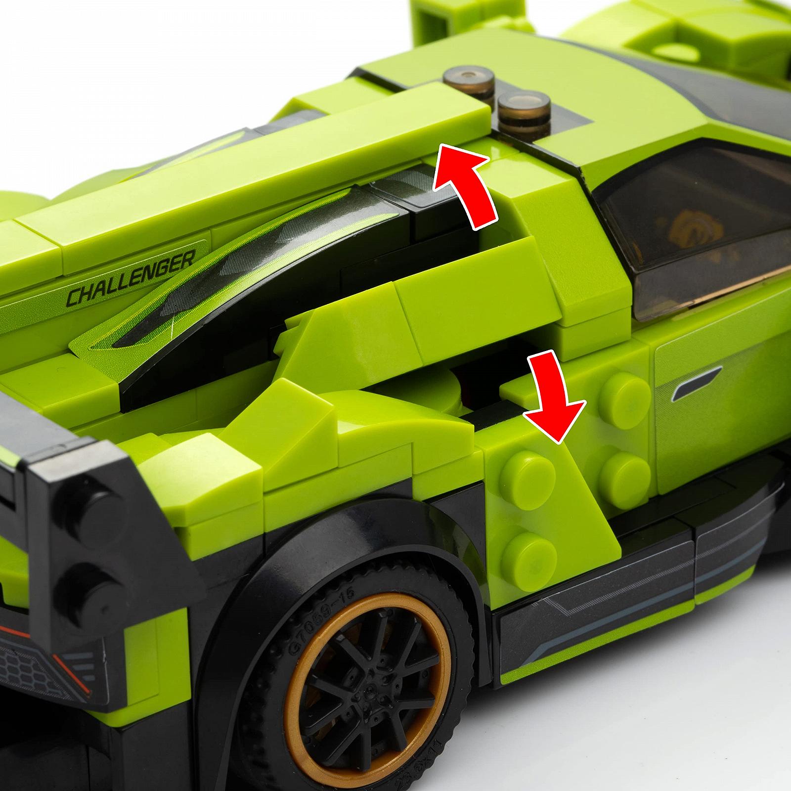 Набір Block Builder Lambo Racing Car Building Blocks 348 Pieces, фото №7