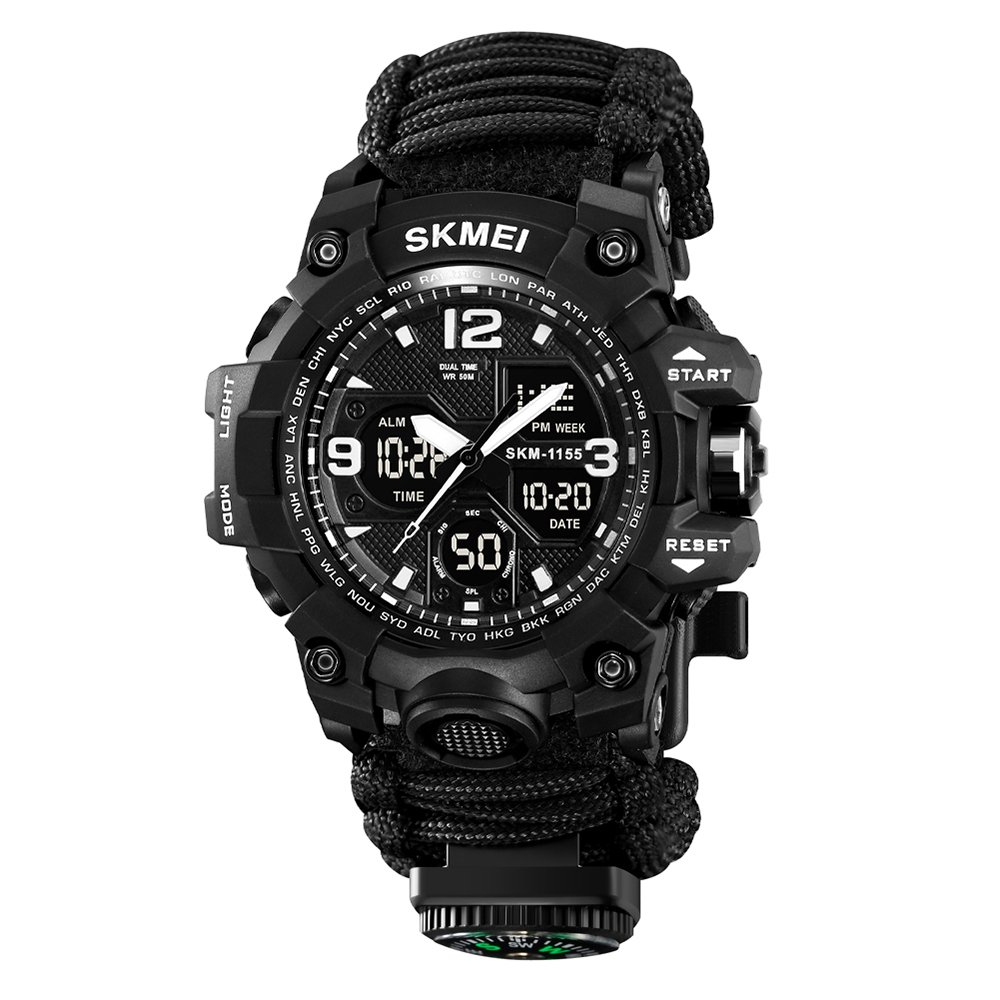 Годинник Skmei 1155B Чорний, фото №1