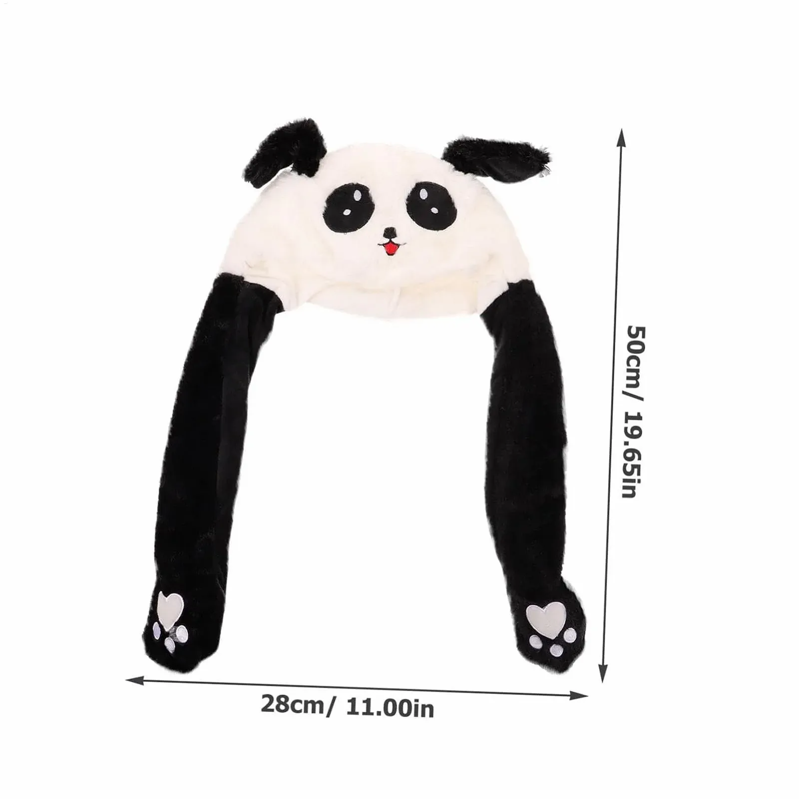 Шапка-вушанка Winter-Panda плюшева, зимова, фото №2