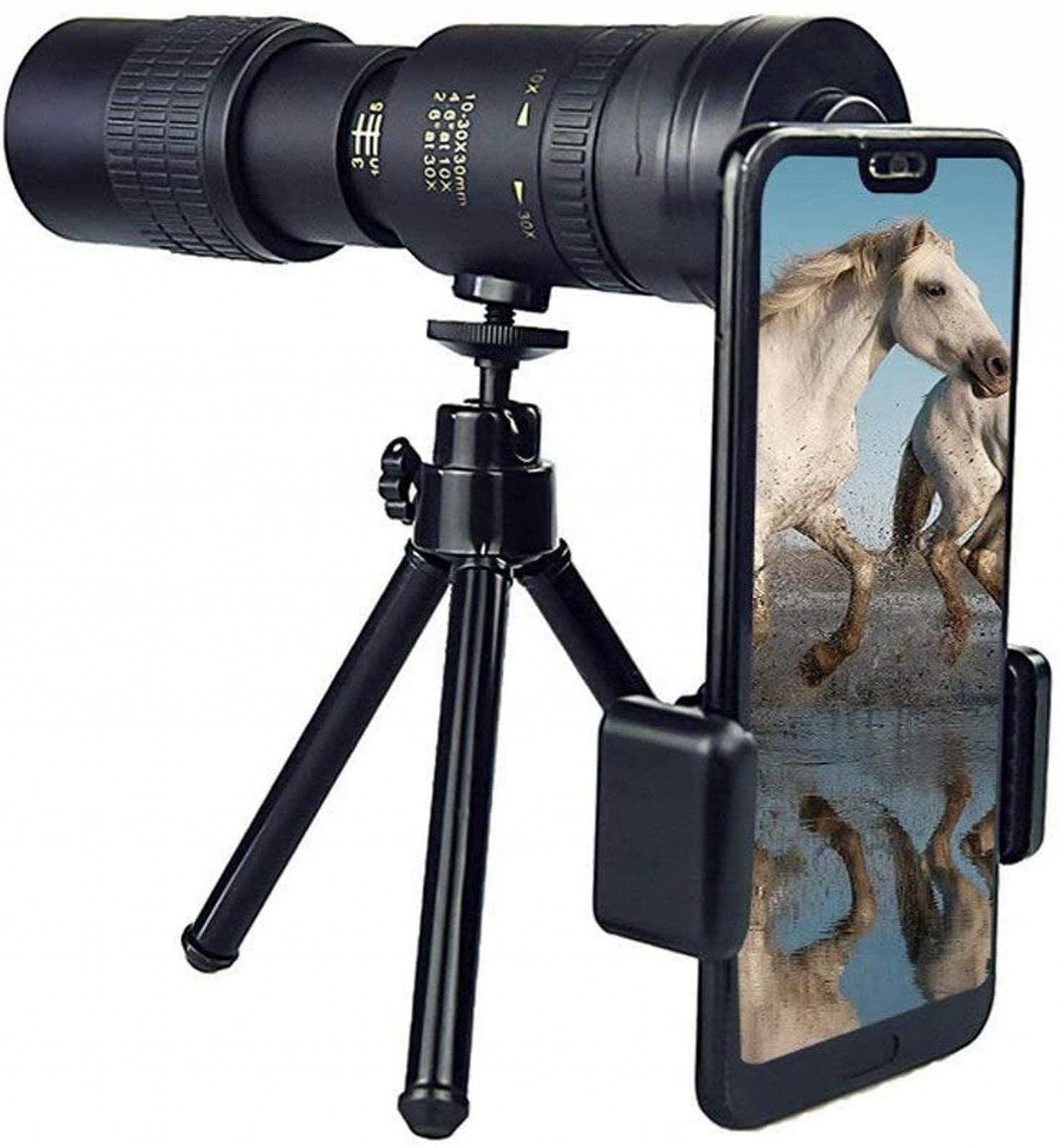 Монокуляр-телескоп MRKU 4K 10–300 x 40 мм Zoom для смартфонів, фото №1