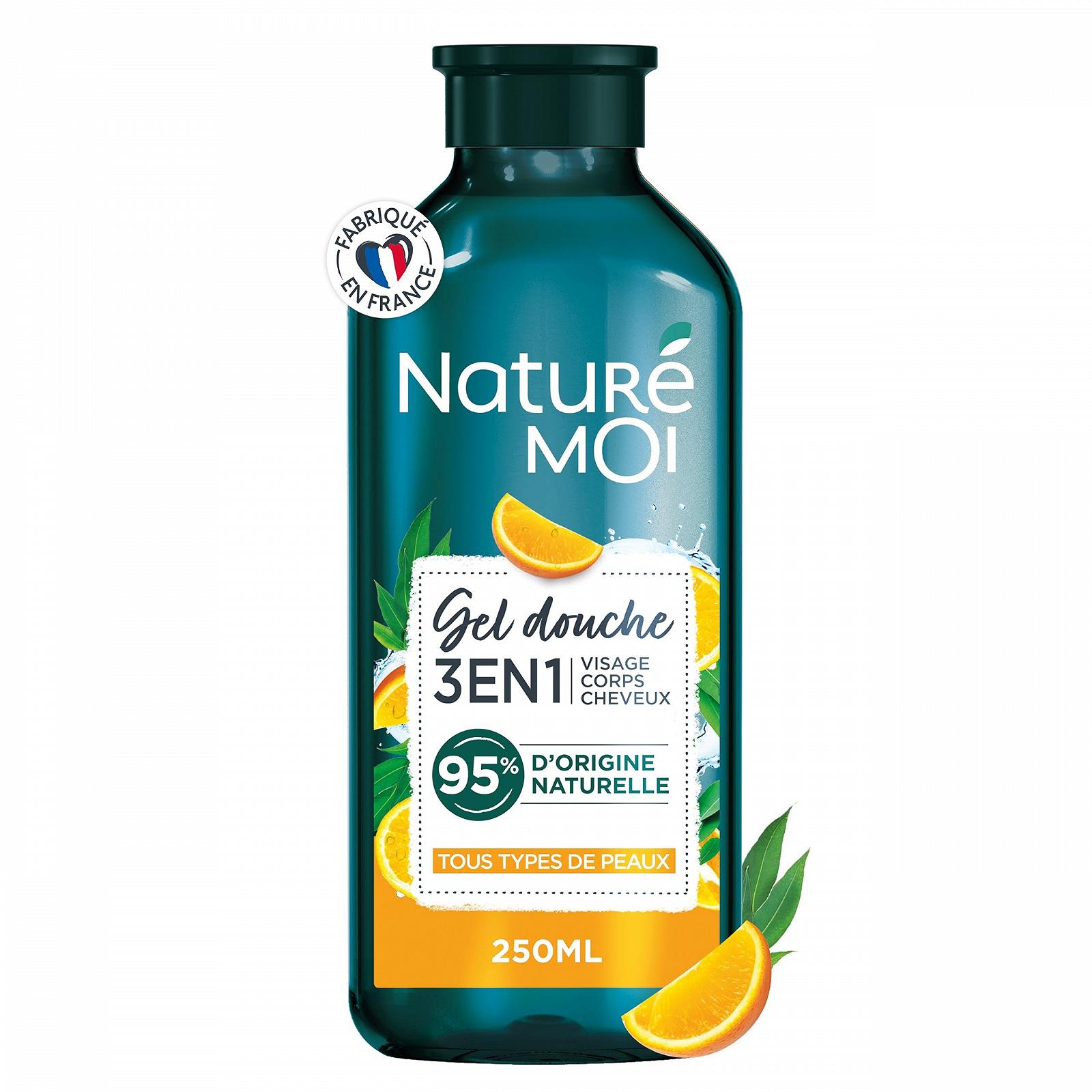 Гель для душа Naturé Moi 3-в-1 Органическая апельсиновая вода и эвкалипт 250 мл, фото №1