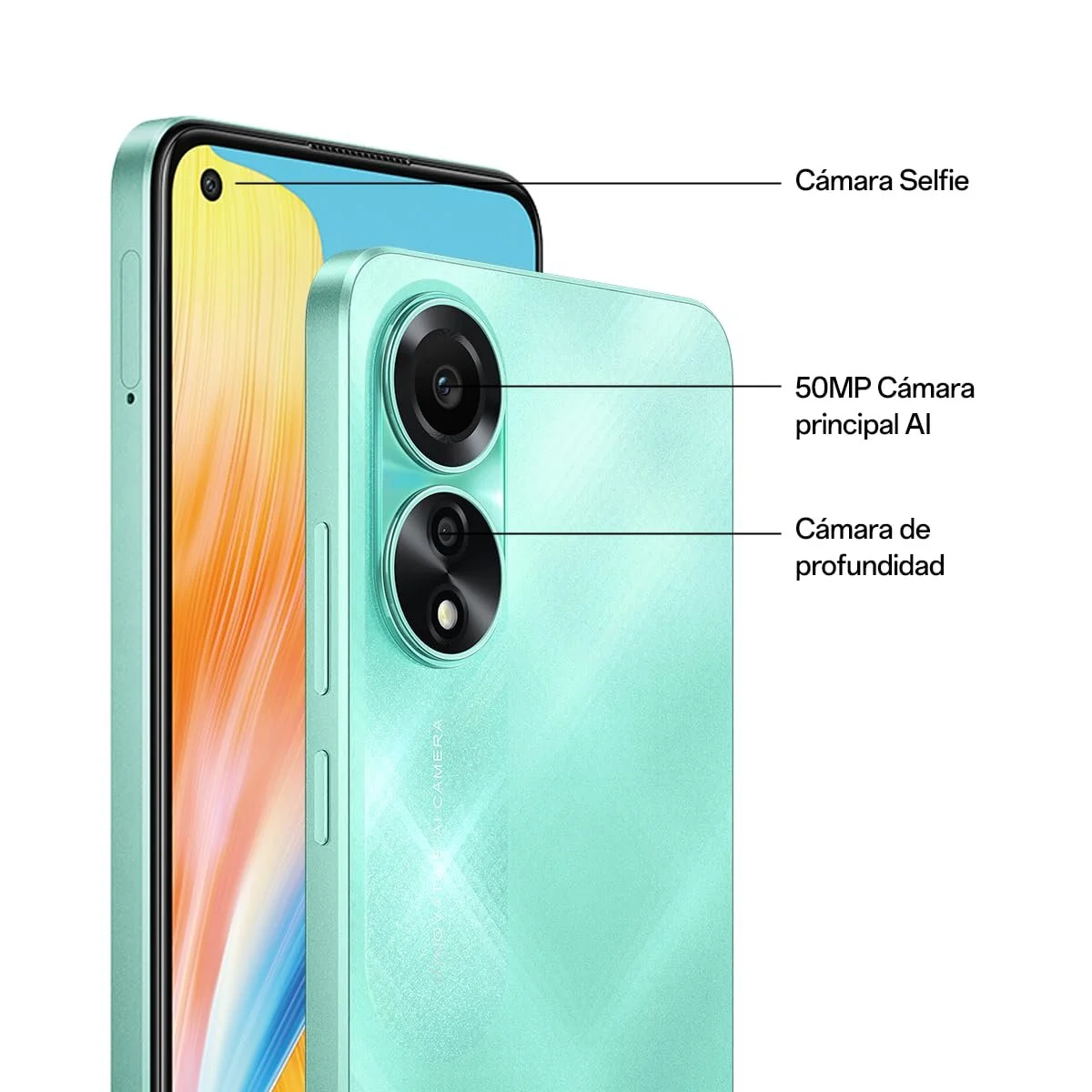 OPPO A78 128GB/8GB RAM Dual SIM Mist Black, фото №4