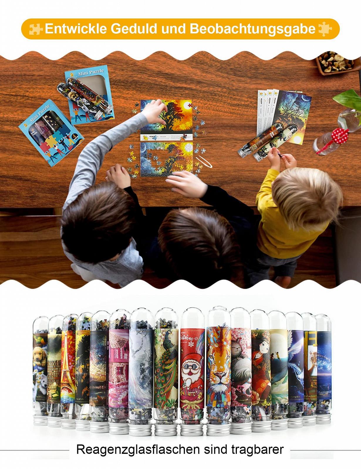 Набір міні-пазлів LinPuzzle 150 елементів двосторонні 4 шт., фото №4 Набір міні-пазлів LinPuzzle 150 елементів двосторонні 4 шт., фото №4