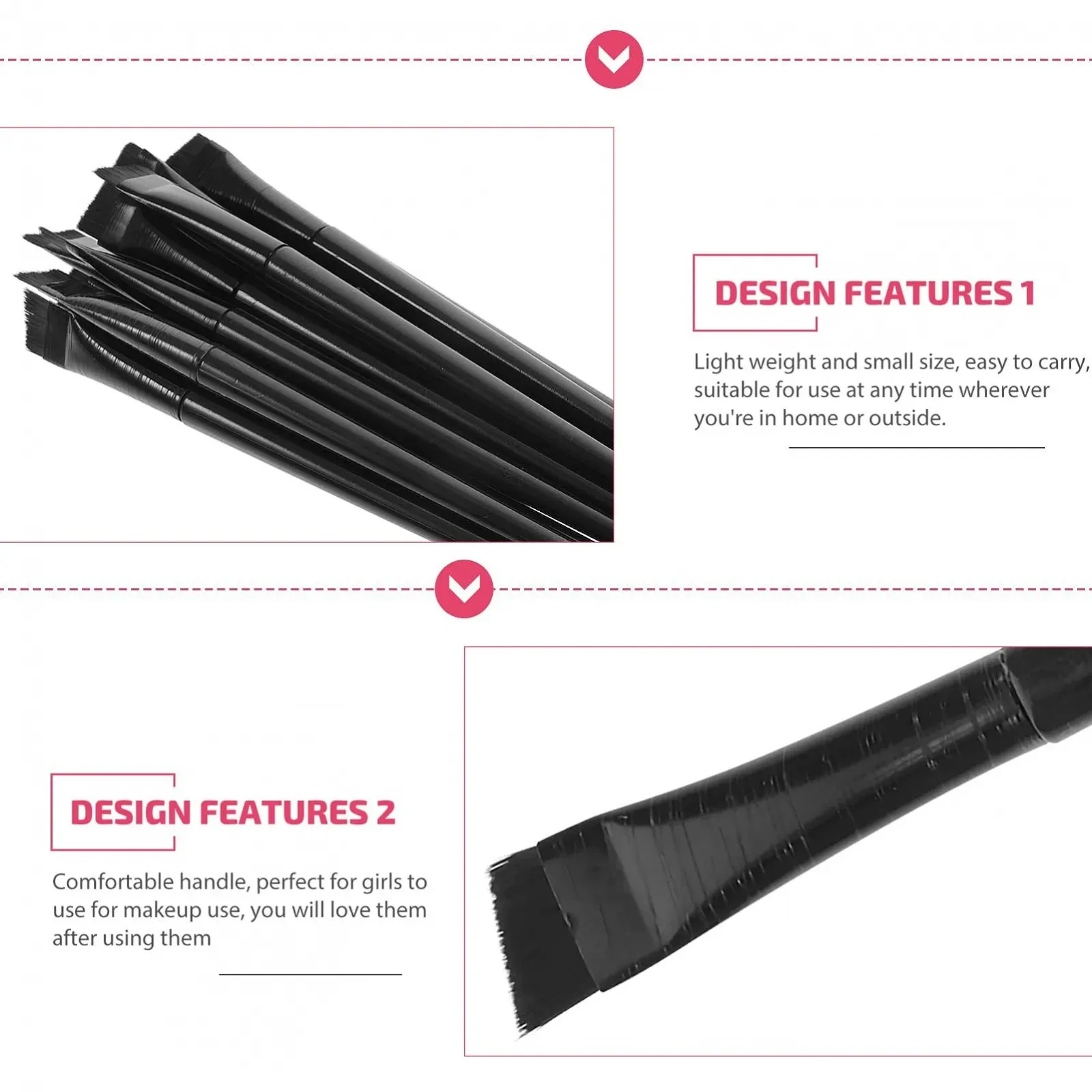 Кисти для подводки MAGICLULU 12 шт., фото №6 Кисти для подводки MAGICLULU 12 шт., фото №6