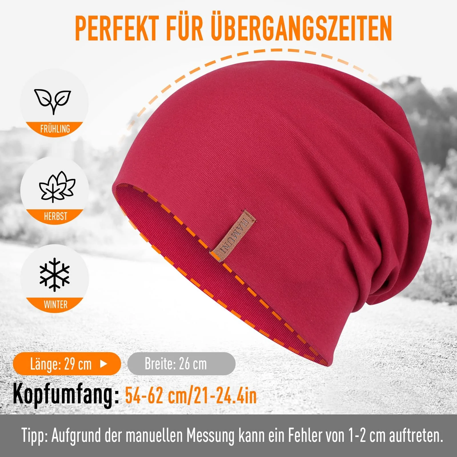 Шапка-бини Slouch, Мягкая хлопковая, фото №6 Шапка-бини Slouch, Мягкая хлопковая, фото №6