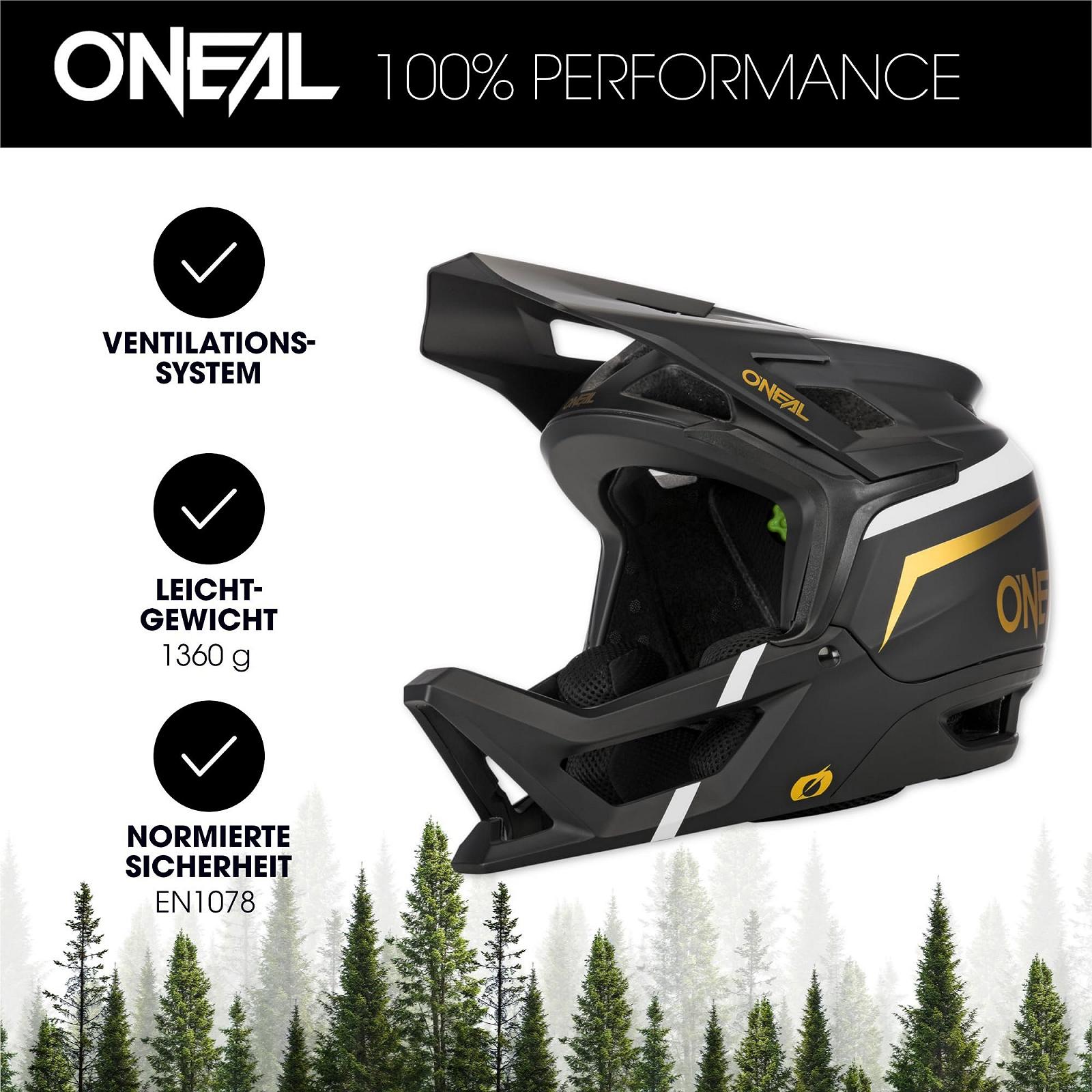 Шлем O'NEAL Enduro MTB Downhill Mountain Bike для горного велосипеда, соответствует стандарту безопасности EN1078, вентиляционные отверстия для улучшения воздушного потока, IPX® ACells, Transition Helmet, для взрослых, фото №4