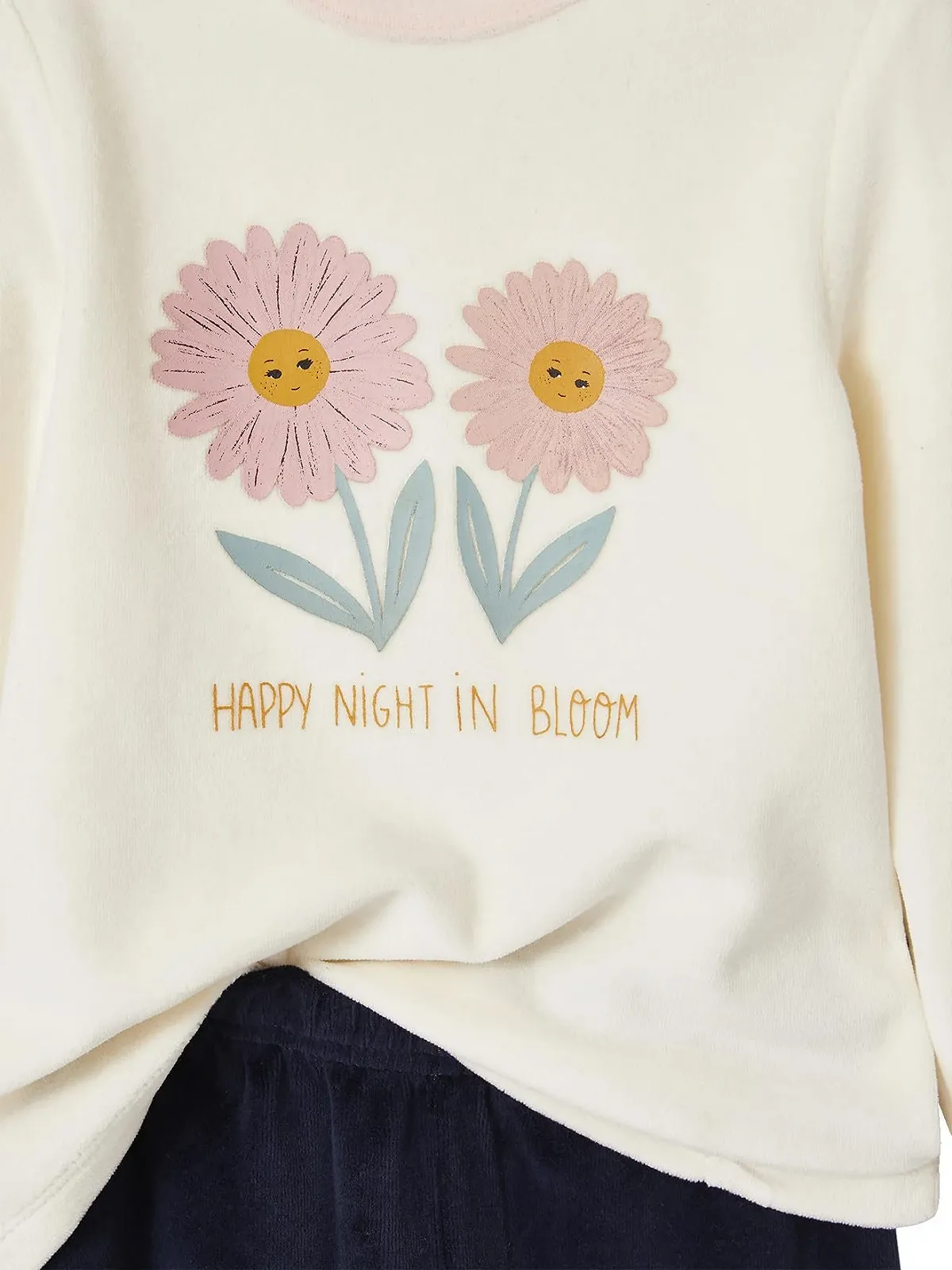 Комплект піжам VERBAUDET 2 шт, дитячі, велюрові, маргаритки, фото №6 Комплект піжам VERBAUDET 2 шт, дитячі, велюрові, маргаритки, фото №6