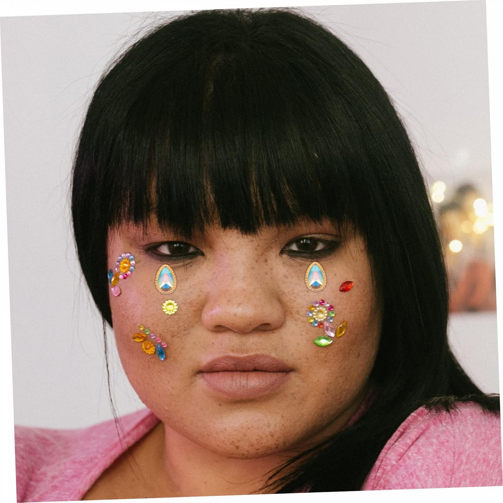 Стразы для ногтей MERRYHAPY Каплевидной формы, 60 штук, золотой сплав, фото №9