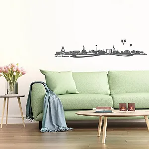 Наклейка на стіну Wandkings Панорама Бохума Вінілова 80 x 16 см synthetic.ua - Фото 1