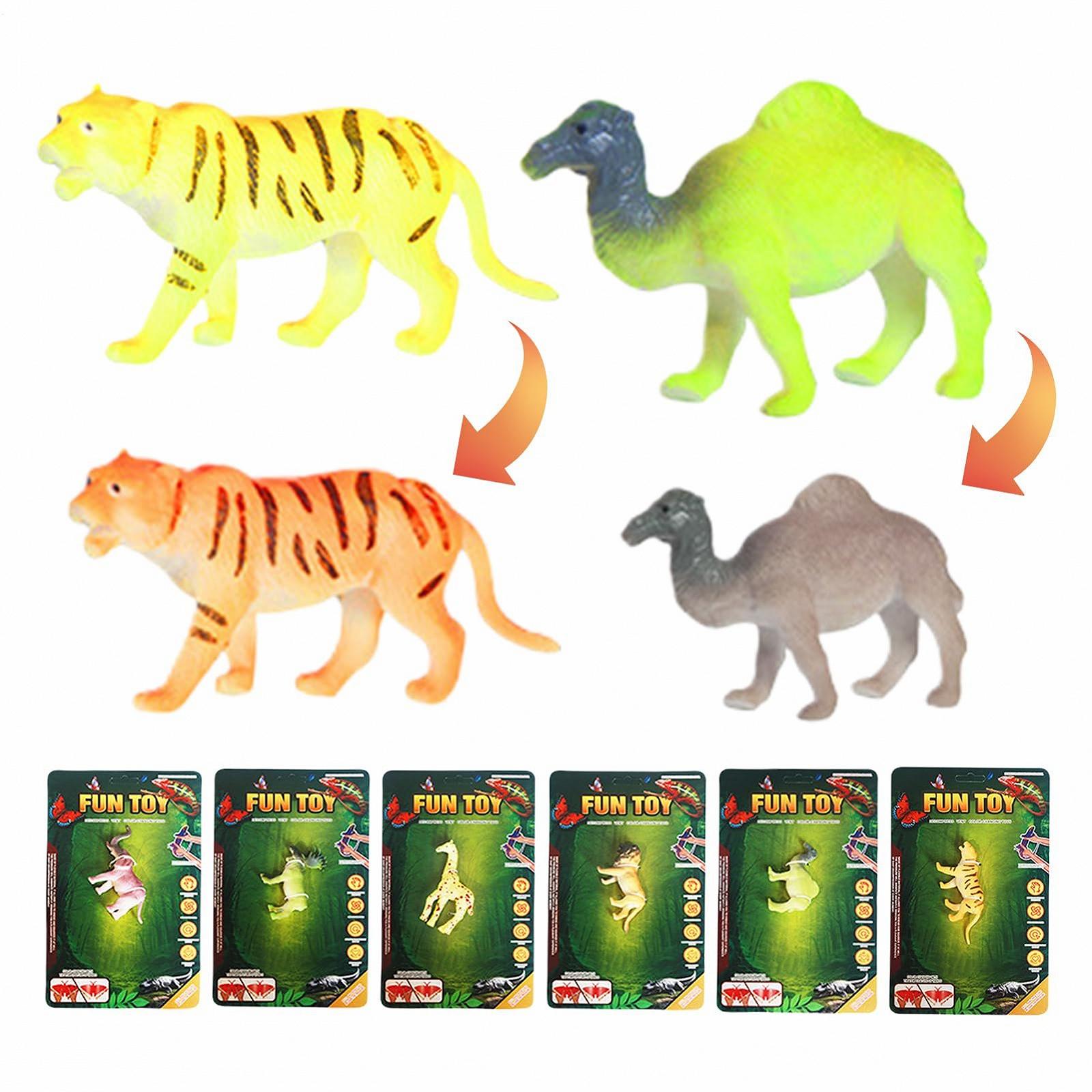 Іграшка для ванни Тварини, що змінюють колір, 6 штук, фото №8