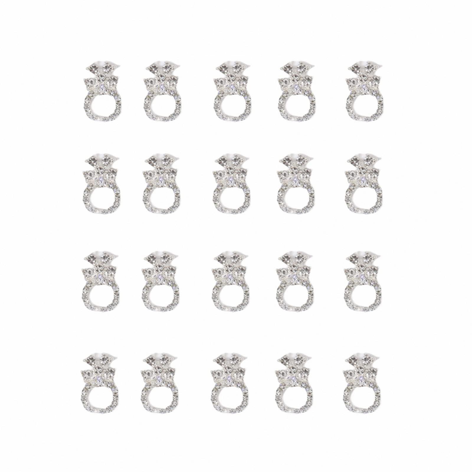 Прикраса для нігтів 3D бантики-гірлянди Моделювання 17 шт, фото №1