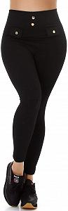 Леггинсы Jela London с высокой посадкой, термо,Для фитнеса и спорта, Love Fine Rib Stretch, размер 34-38 - Фото 1