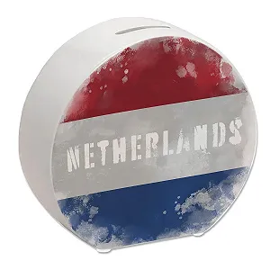 Скарбничка Нідерланди Прапор Used Look - Фото 1