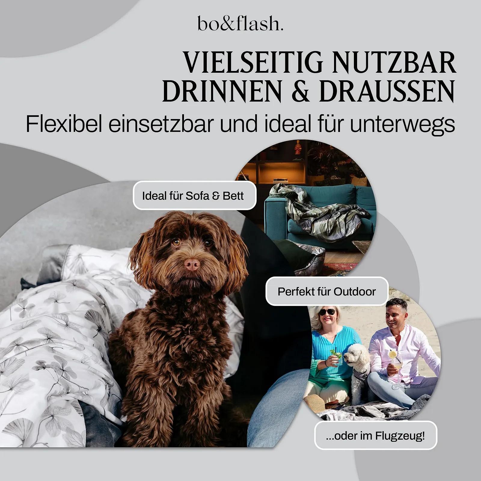 Покривало для дивану bo&flash Lobna Designer для обіймів 150 x 200 см, фото №6