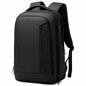 Рюкзак для ноутбука Travelite Business Розкладний 17 дюймів 26л-36л Чорний - Фото 1
