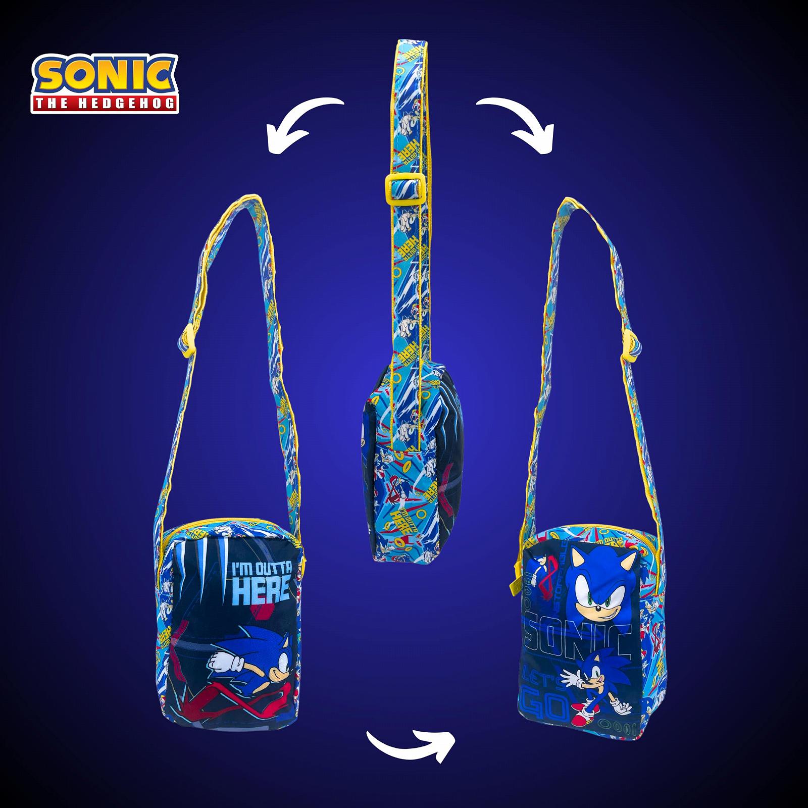 Сумка Sonic the Hedgehog для хлопчиків Sonic регульована, різнокольорова, фото №3