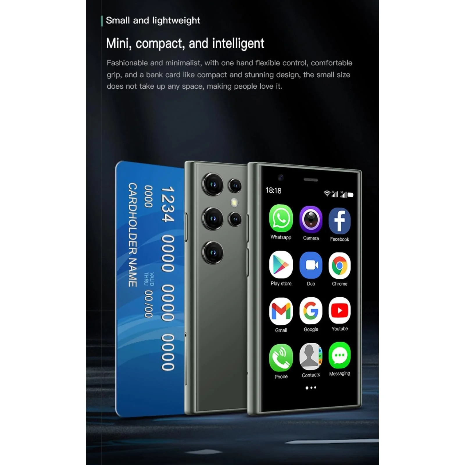 Смартфон Cuifati S23 Pro 3.0" 3D Glass Ultra Thin 3G Пурпуровий, фото №5