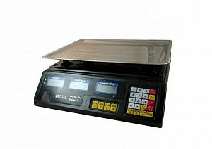 Весы электронные торговые со счетчиком цены Crystal CT-500 до 50 кг synthetic.ua - Фото 1