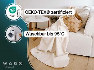 Одеяло ZOLLNER Мягкое 160 x 200 см Небеленое Белое synthetic.ua - Фото 1