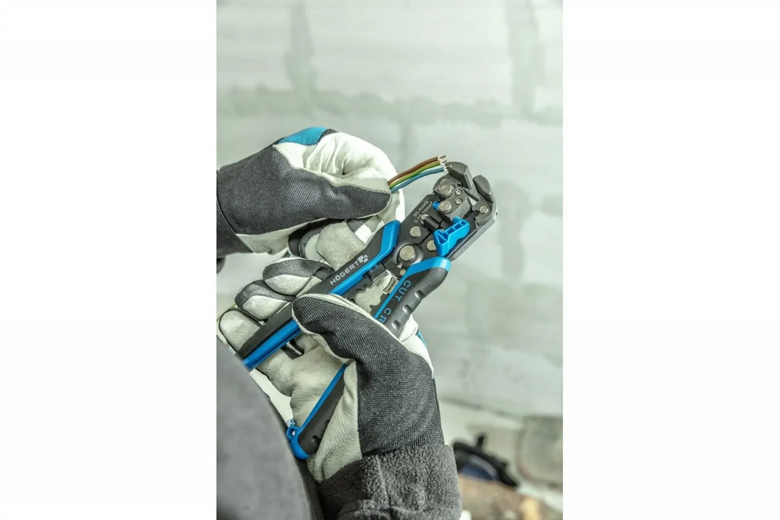 Автоматический стриппер и кусачки HÖGERT TECHNIK 210 мм 0.05-10 мм² SK5 Steel с функцией кримпера, фото №7