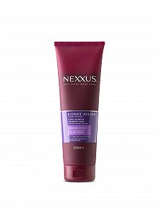 Шампунь Nexxus Blonde Assure для світлого, знебарвленого, платинового або сивого волосся з кератином і формулою з фіолетовим пігментом. Упаковка 250 мл - Фото 1