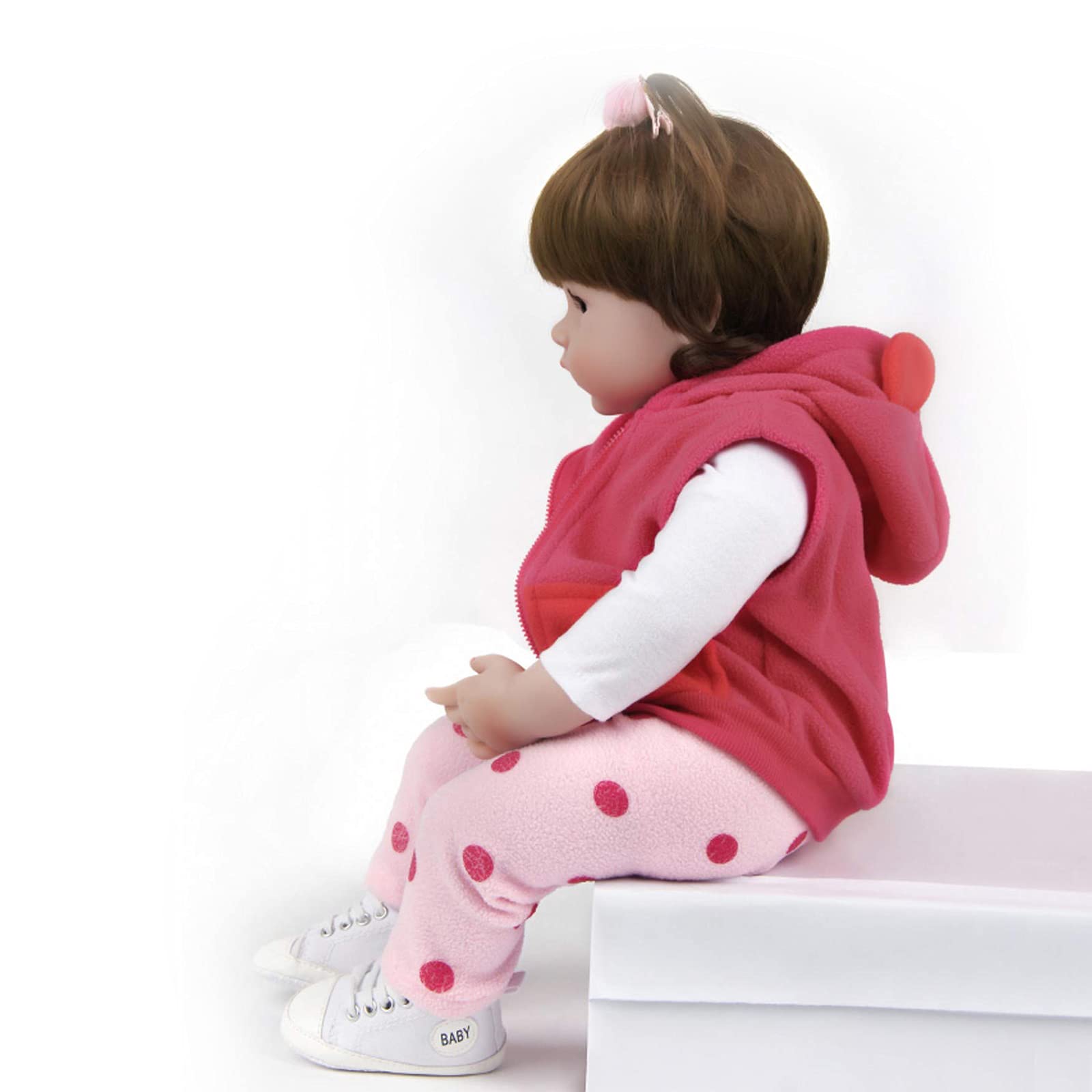 Кукла Реборн ZIYIUI 48 см Реалистичная Силиконовая Виниловая Девочка Ручной Работы, фото №5 Кукла Реборн ZIYIUI 48 см Реалистичная Силиконовая Виниловая Девочка Ручной Работы, фото №5