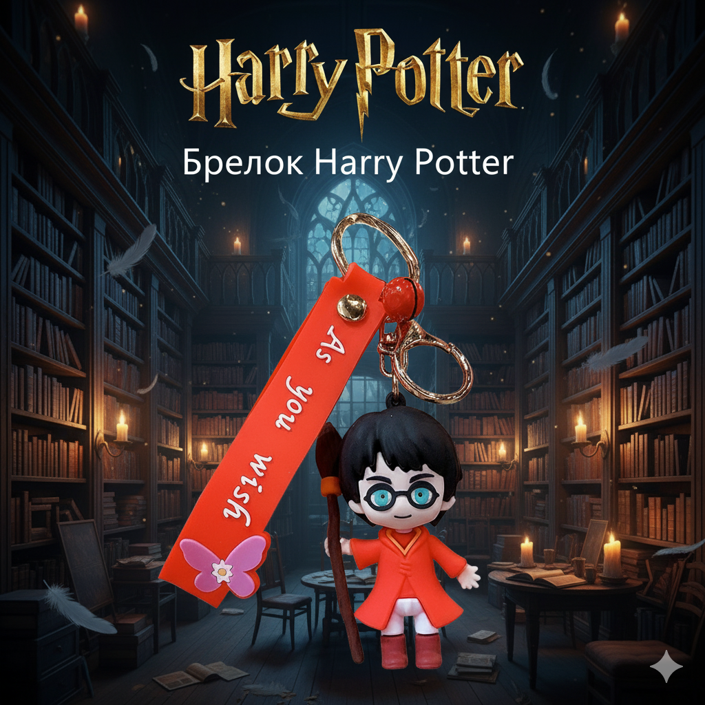 Брелок Гаррі Поттер Harry Potter на рюкзак, ключі 7 см Potter411, фото №1 Брелок Гаррі Поттер Harry Potter на рюкзак, ключі 7 см Potter411, фото №1