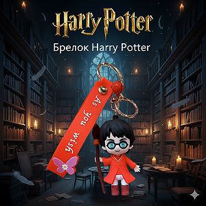 Брелок Гаррі Поттер Harry Potter на рюкзак, ключі 7 см Potter411 - Фото 1