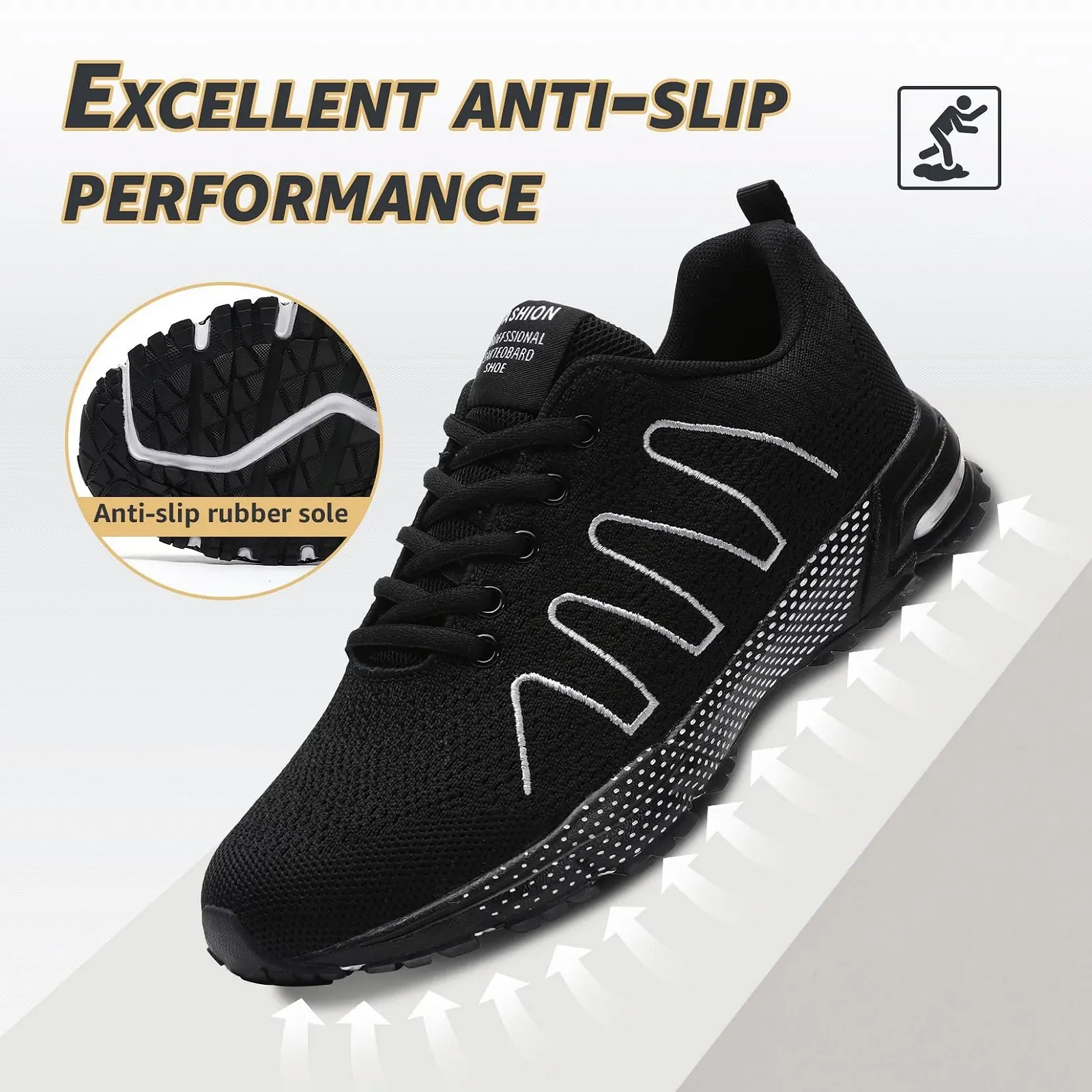 Чоловічі Кросівки ASHION Спортивні Легкі Дихаючі, фото №2