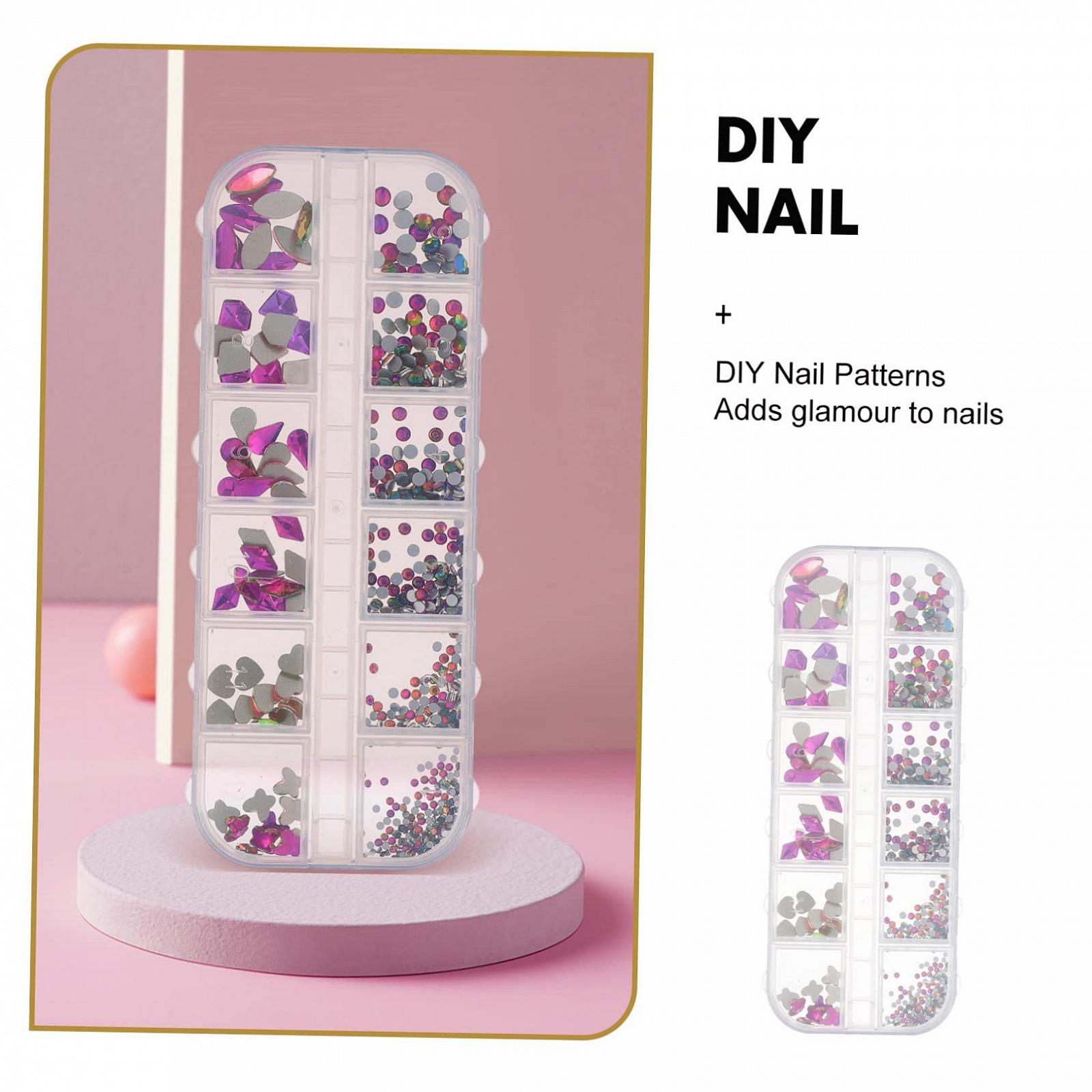 Healeved, набір для DIY, блискучі камені для декорування індивідуального манікюру, фото №2