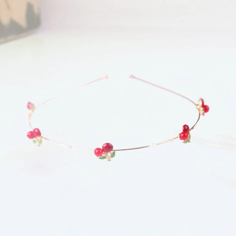 Обруч Вишня AMOSFUN Елегантний Аксесуар для Вечірки на День народження, фото №5