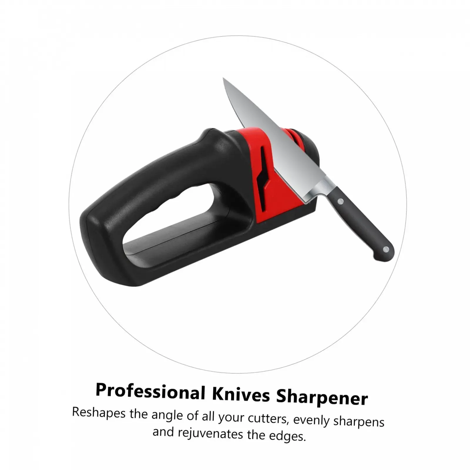 Точило для ножів GLEAVI ручне регульоване з нековзною ручкою, фото №3