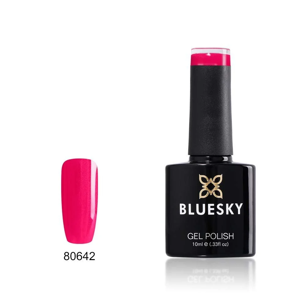 Гель-лак Bluesky Ecstasy Фуксія Рожевий 10 мл, фото №2