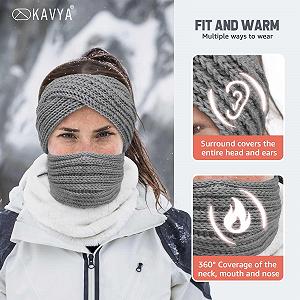 Повязка на голову Kavya Женская зимняя цена на synthetic.ua - Фото 1 Повязка на голову Kavya Женская зимняя synthetic.ua - Фото 1