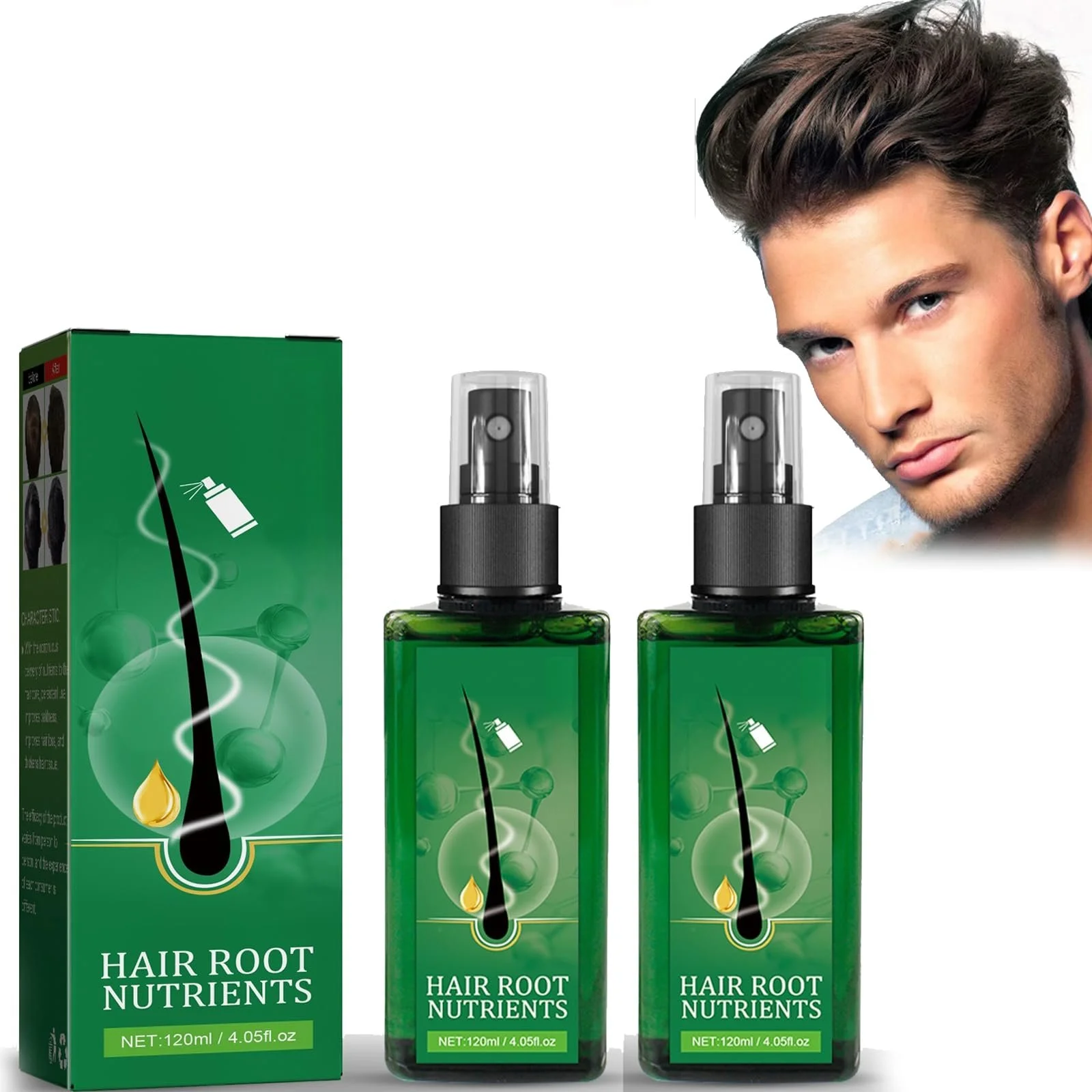 Сироватка для росту волосся Tkekruh 120 мл (2 шт.), фото №1