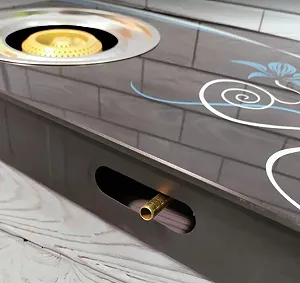 Плита Rainberg RB-2231 газовая настольная на 2 конфорки туристическая портативная газ synthetic.ua - Фото 1