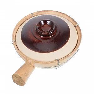 Горшок для запекания LIFKOME Терракотовый Керамический С крышкой - Фото 1