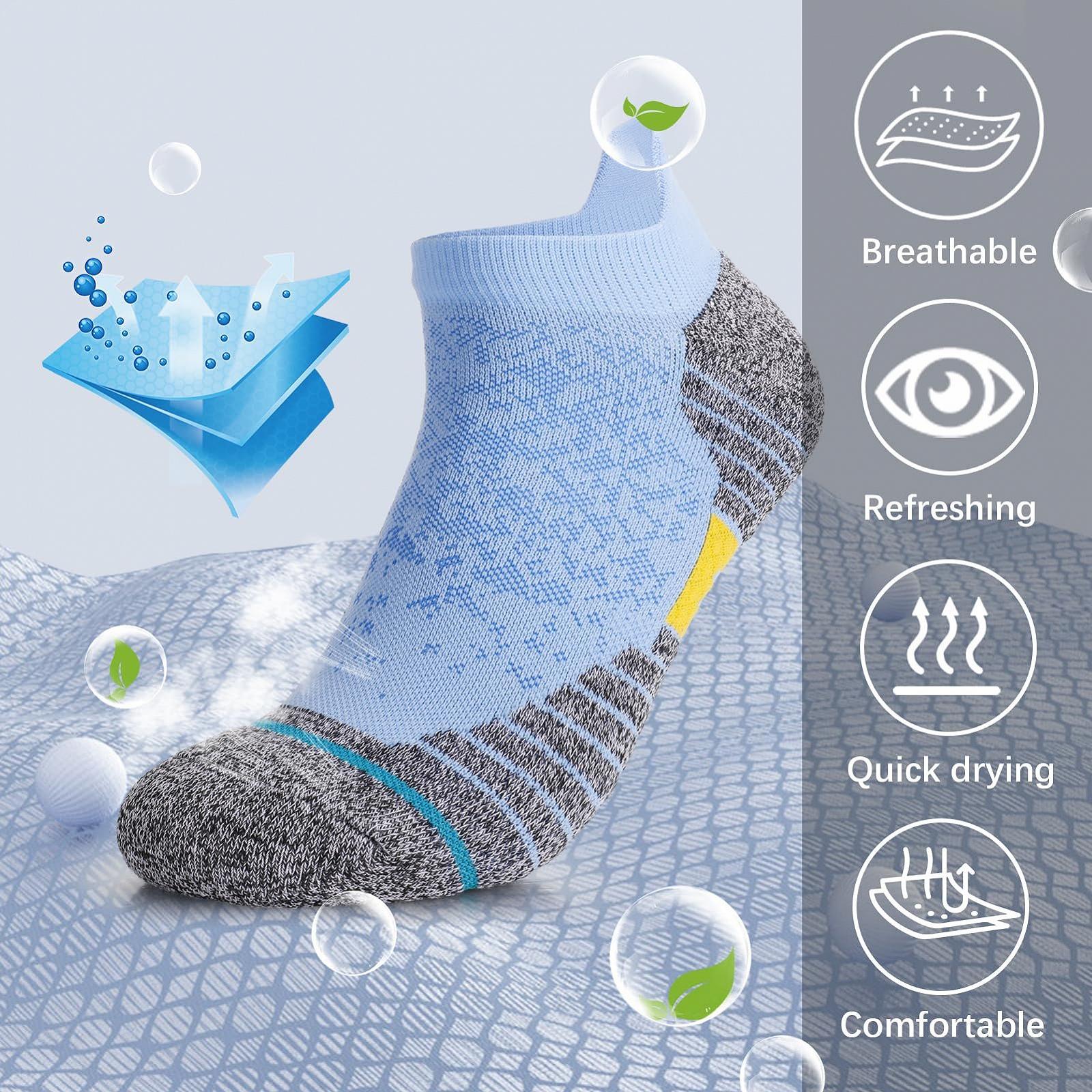 Компрессионные носки для мужчин и женщин 4 пары, для облегчения подошвенного фасциита, 15 мм рт. ст., спортивная поддержка, нескользящие, потоотводящие носки для бега, фото №3 Компрессионные носки для мужчин и женщин 4 пары, для облегчения подошвенного фасциита, 15 мм рт. ст., спортивная поддержка, нескользящие, потоотводящие носки для бега, фото №3