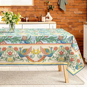 Скатертина Arquiel Vintage Flower Прямокутна Поліестер 140 x 180 см Різнокольорова - Фото 1